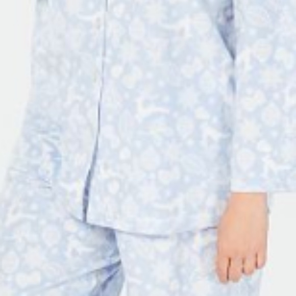 SOLD OUT Pajama set  blue deer holiday Christmas - Picture 3 of 7